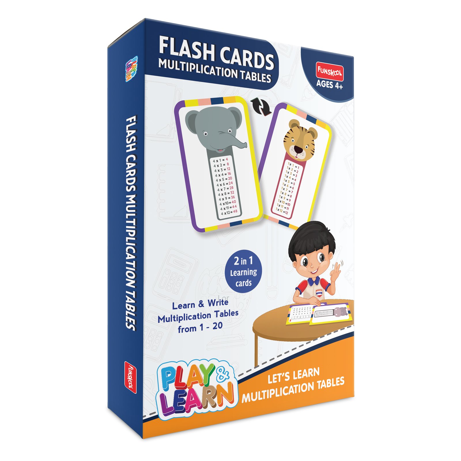 Flash Cards – Multiplication Table Learning Tool for Kids (4+ Years)