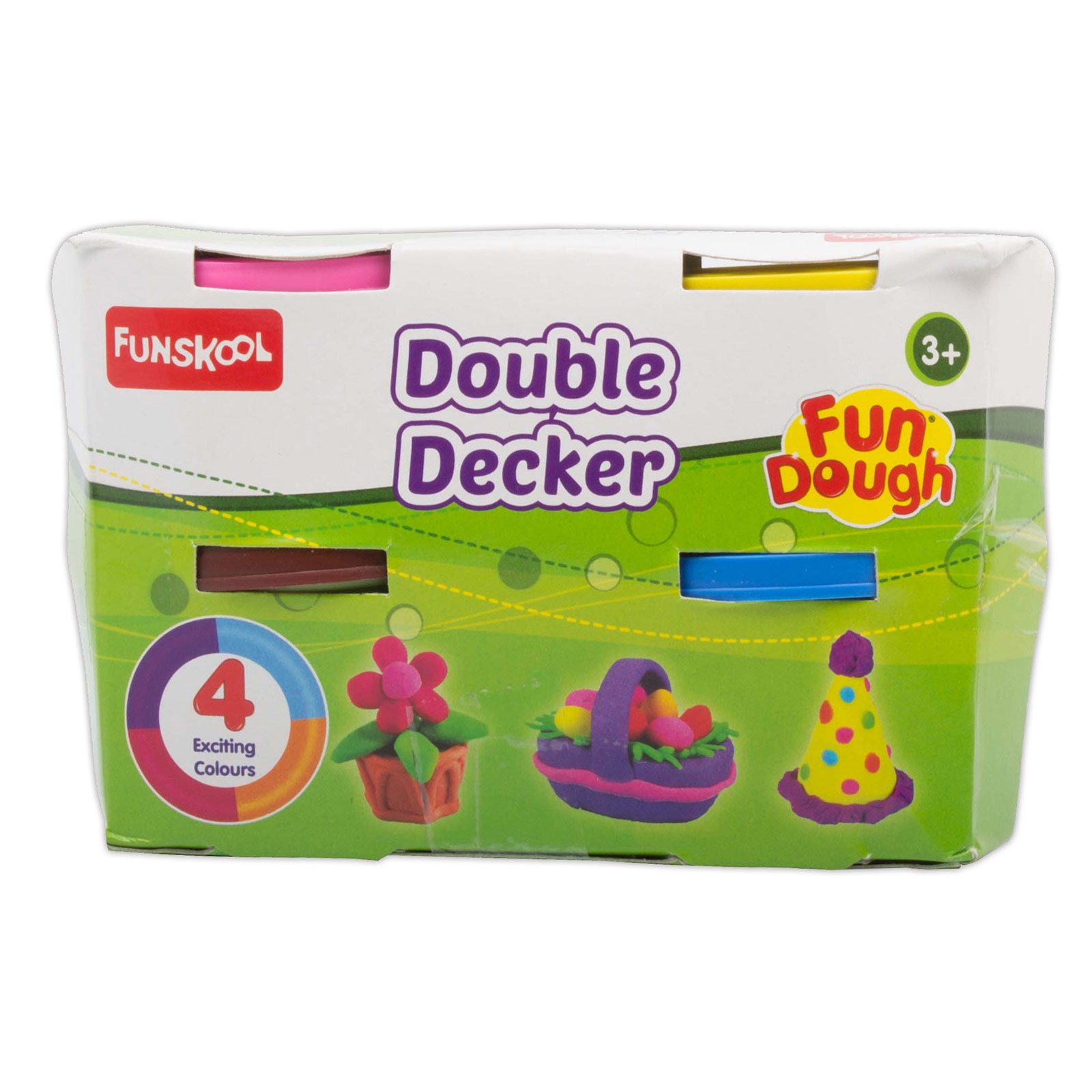 Double Decker - Fun Dough, Creative Playset for Kids (3+ Years)