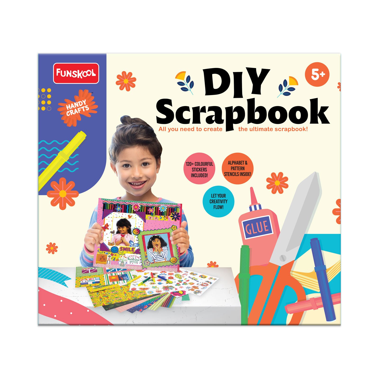 DIY Scrapbook Kit – Creative Craft Set for Kids (5+ Years)